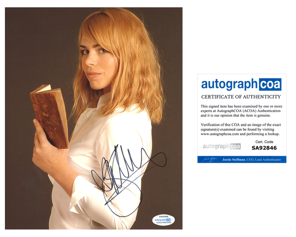 Billie Piper Sexy Doctor Who Signed Autograph 8x10 Photo ACOA