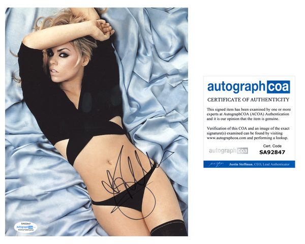 Billie Piper Sexy Doctor Who Signed Autograph 8x10 Photo ACOA