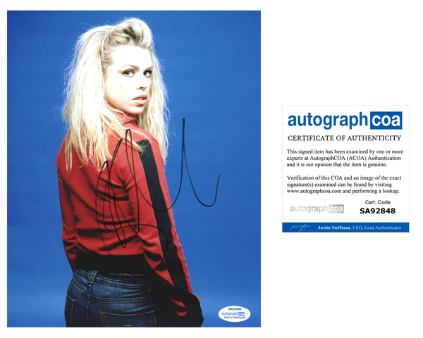 Billie Piper Sexy Doctor Who Signed Autograph 8x10 Photo ACOA