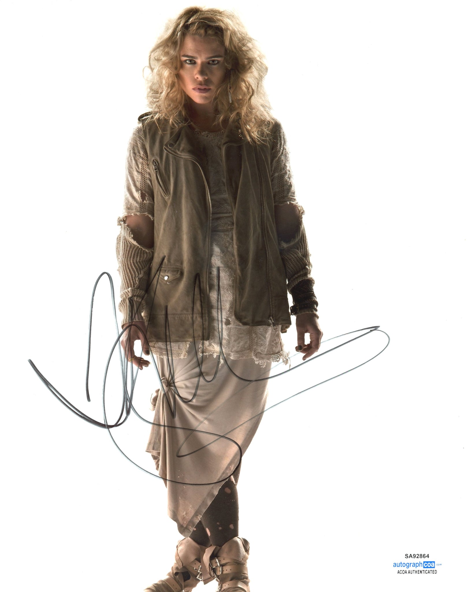 Billie Piper Sexy Doctor Who Signed Autograph 8x10 Photo ACOA