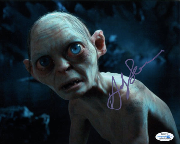 Andy Serkis Lord of the Rings Signed Autograph 8x10 Photo ACOA