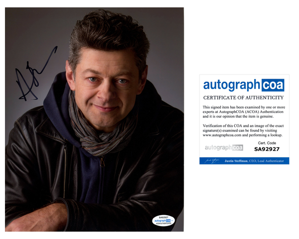 Andy Serkis Jungle Book Signed Autograph 8x10 Photo ACOA