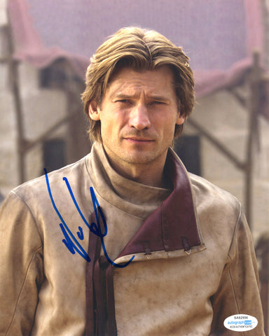Nikolaj Coster Waldau Game of Thrones Signed Autograph 8x10 Photo ACOA