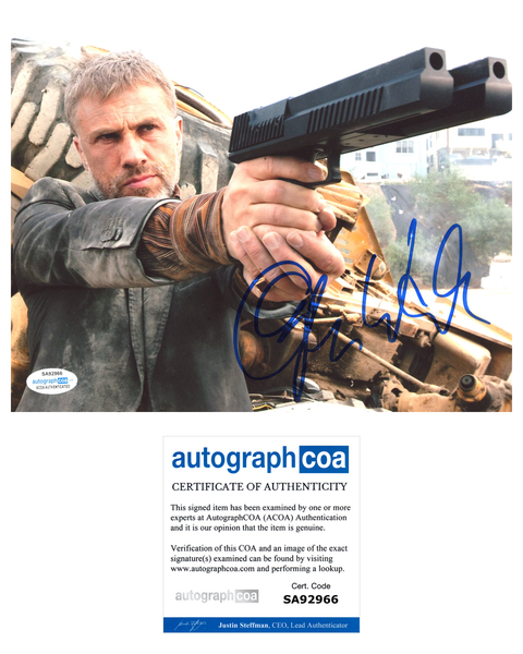 Christoph Waltz Green Hornet Signed Autograph 8x10 Photo ACOA