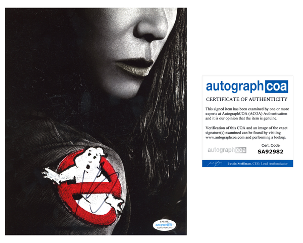 Kristen Wiig Ghostbusters Signed Autograph 8x10 Photo ACOA