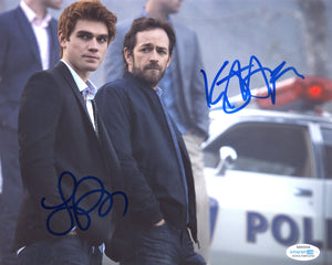 KJ Apa Luke Perry Riverdale Signed Autograph 8x10 Photo ACOA