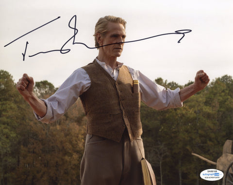 Jeremy Irons Watchmen Signed Autograph 8x10 Photo ACOA