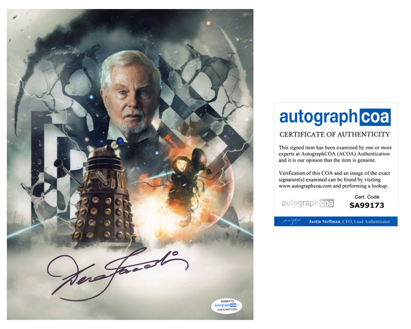 Derek Jacobi Doctor Who Signed Autograph 8x10 Photo ACOA