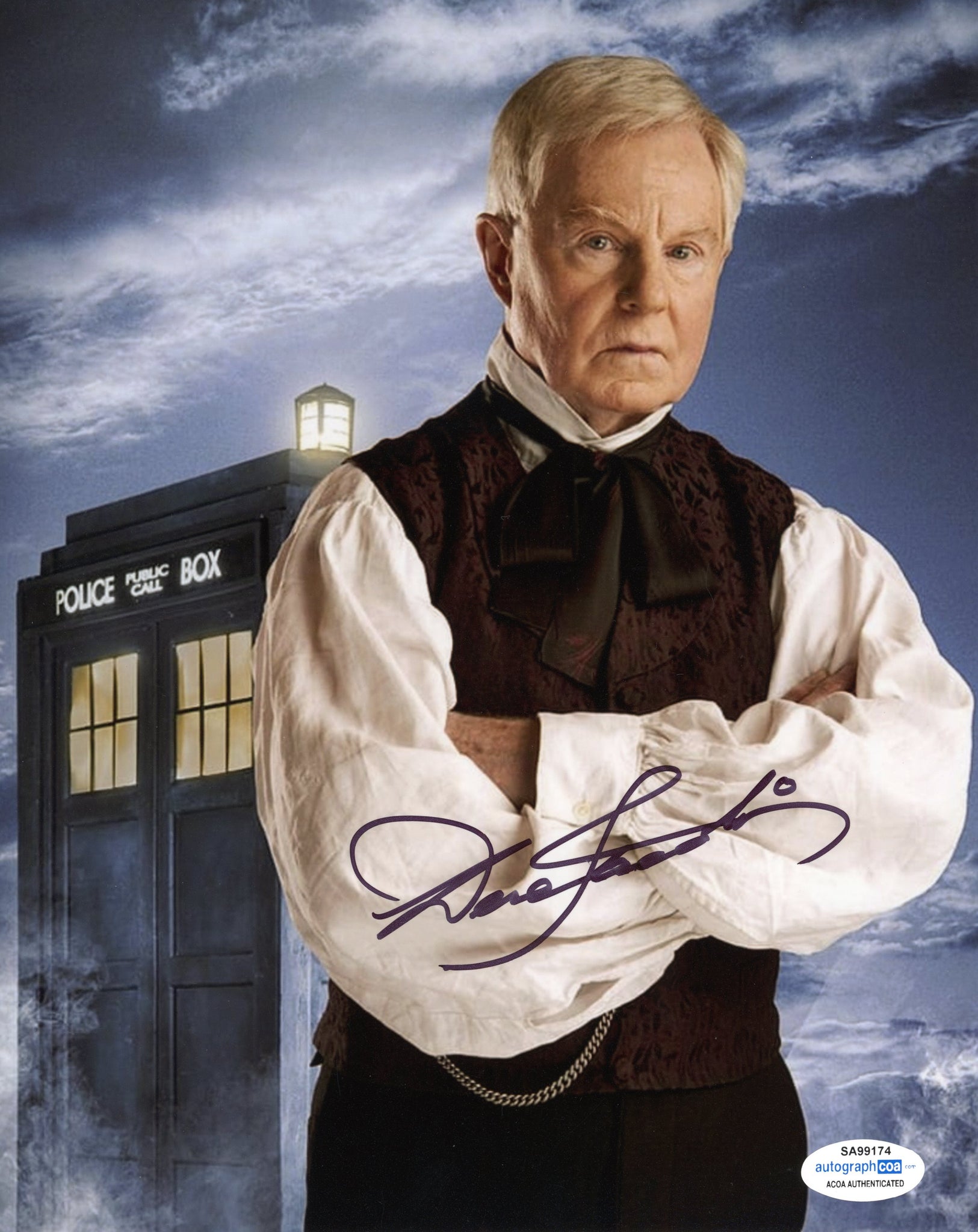 Derek Jacobi Doctor Who Signed Autograph 8x10 Photo ACOA