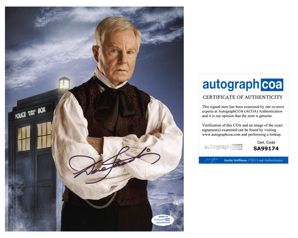 Derek Jacobi Doctor Who Signed Autograph 8x10 Photo ACOA