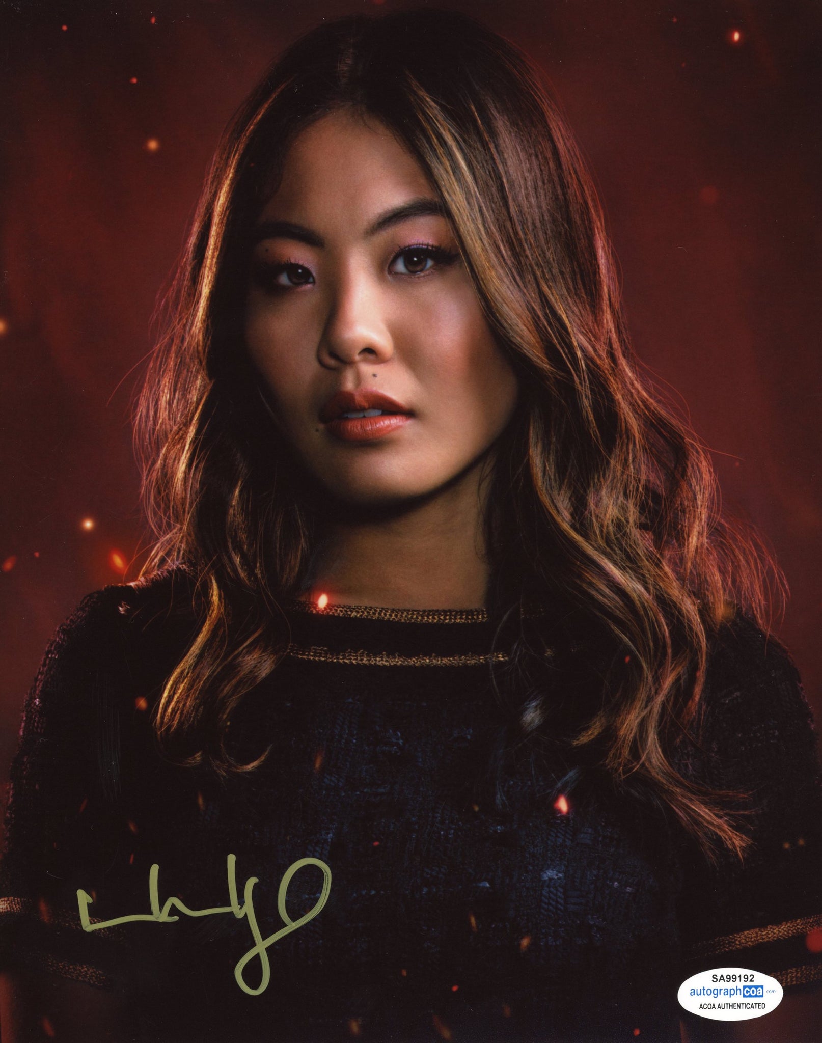 Nicole Kang Batwoman Signed Autograph 8x10 Photo ACOA