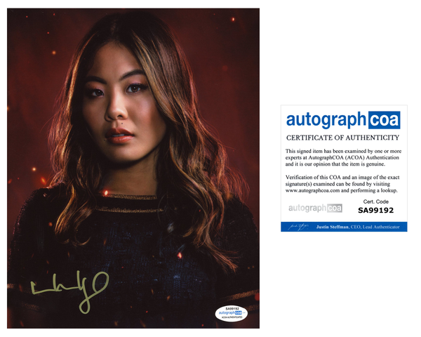 Nicole Kang Batwoman Signed Autograph 8x10 Photo ACOA