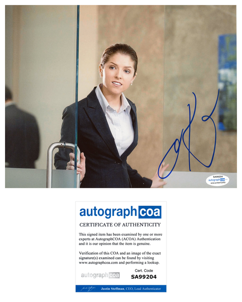 Anna Kendrick Up in the Air Signed Autograph 8x10 Photo ACOA