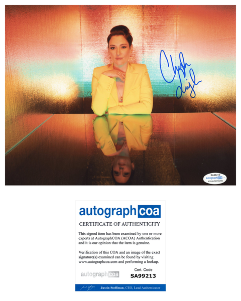 Chyler Leigh Supergirl Sexy Signed Autograph 8x10 Photo ACOA