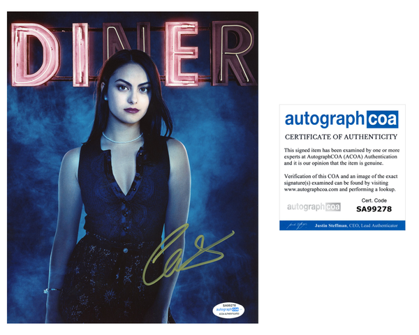 Camila Mendes Riverdale Sexy Signed Autograph 8x10 Photo ACOA