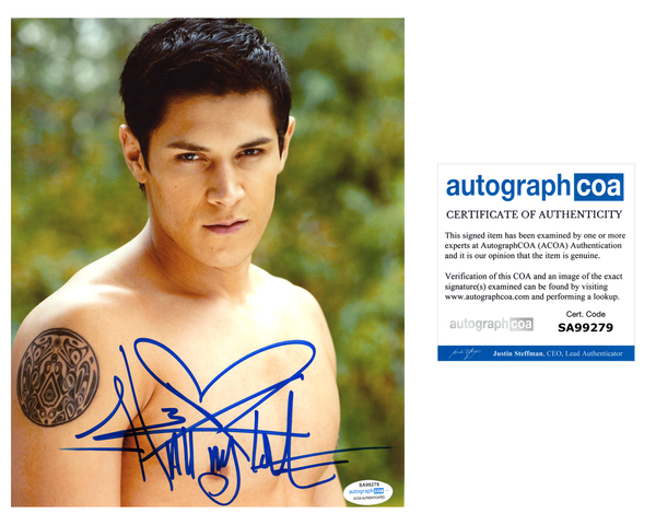 Alex Meraz Twilight Signed Autograph 8x10 Photo ACOA