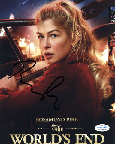Rosamund Pike World's End Signed Autograph 8x10 Photo ACOA