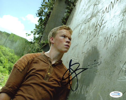 Will Poulter Maze Runner Signed Autograph 8x10 Photo ACOA