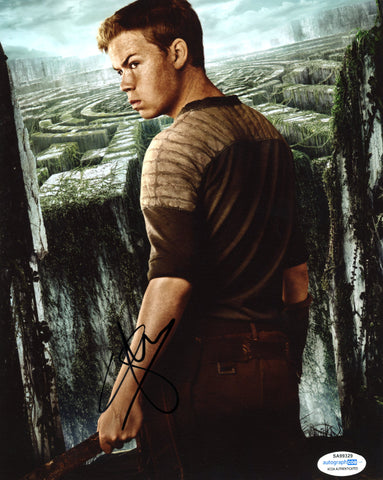 Will Poulter Maze Runner Signed Autograph 8x10 Photo ACOA