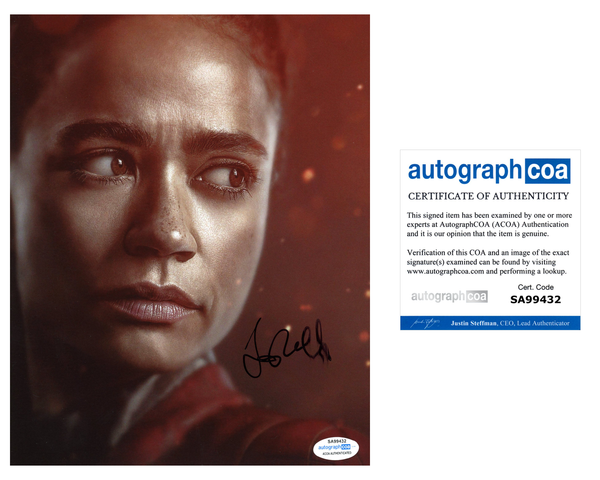 Lauren Ridloff Eternals Signed Autograph 8x10 Photo ACOA