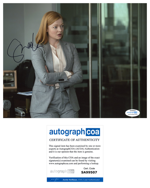 Sarah Snook Succession Signed Autograph 8x10 Photo ACOA