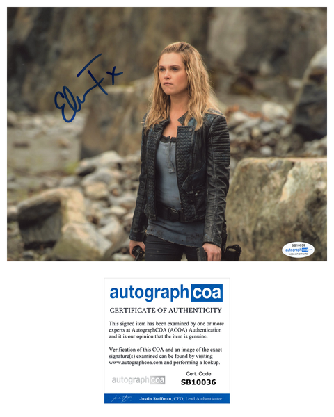 Eliza Taylor The 100 Signed Autograph 8x10 Photo ACOA