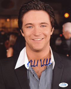 Michael Welch Twilight Signed Autograph 8x10 Photo ACOA