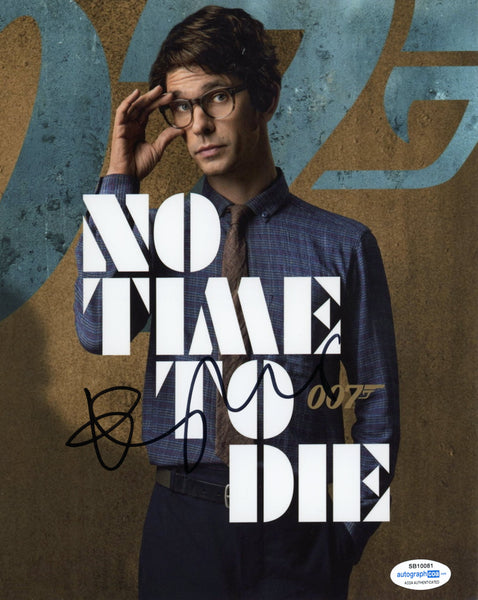 Ben Whishaw No Time to Die Bond Signed Autograph 8x10 Photo ACOA