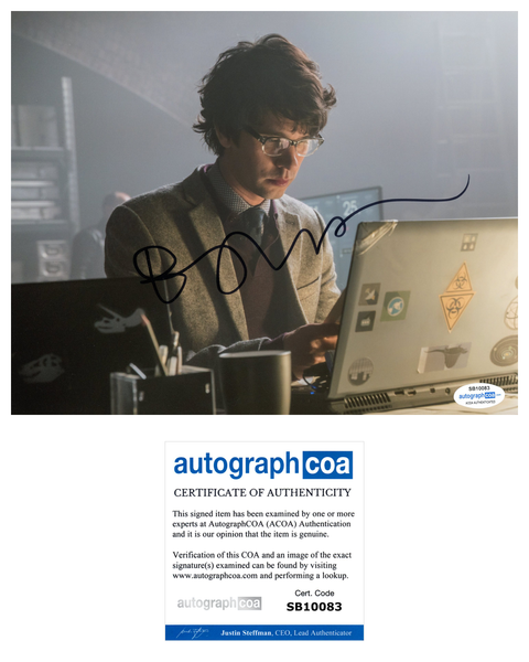 Ben Whishaw No Time to Die Bond Signed Autograph 8x10 Photo ACOA