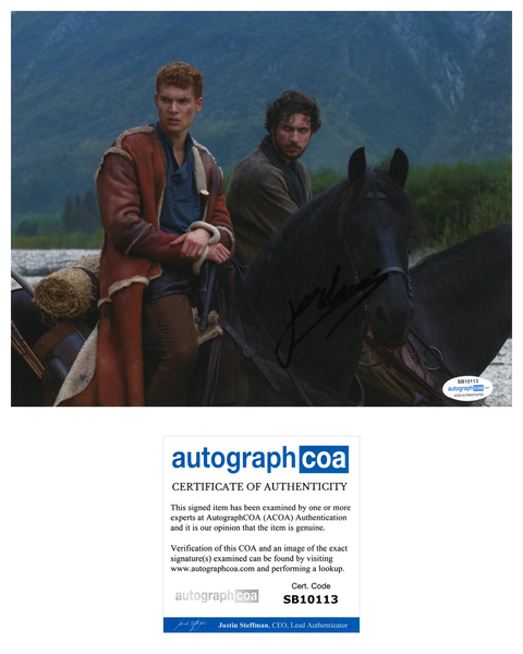 Josha Stradowski Wheel of Time Signed Autograph 8x10 Photo ACOA