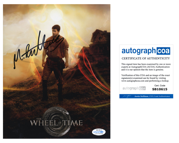 Marcus Rutherford Wheel of Time Signed Autograph 8x10 Photo ACOA