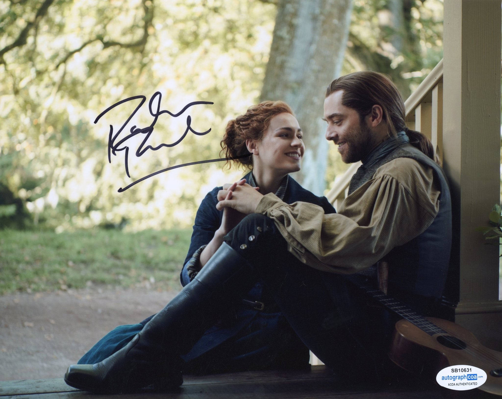 Richard Rankin Outlander Signed Autograph 8x10 Photo ACOA