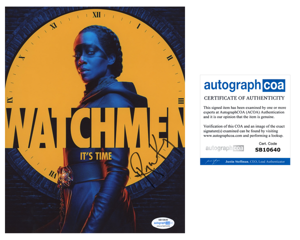 Regina King Watchmen Signed Autograph 8x10 Photo ACOA