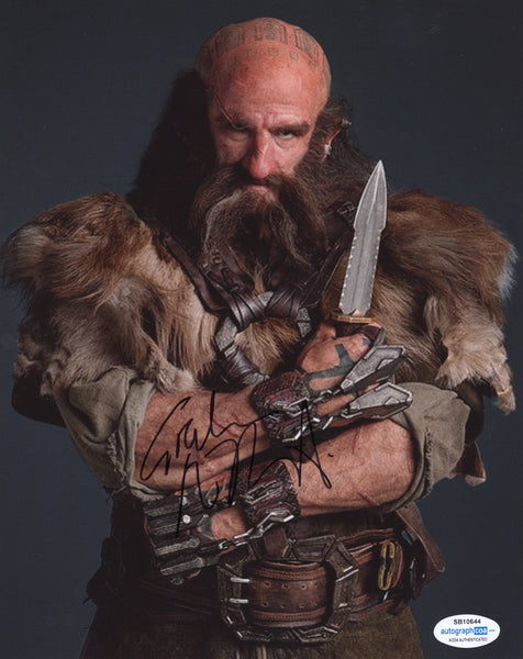 Graham McTavish The Hobbit Signed Autograph 8x10 Photo ACOA