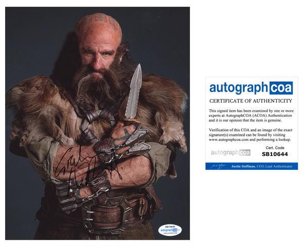 Graham McTavish The Hobbit Signed Autograph 8x10 Photo ACOA