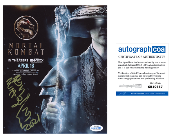 Tadanobu Asano Mortal Kombat Signed Autograph 8x10 Photo ACOA