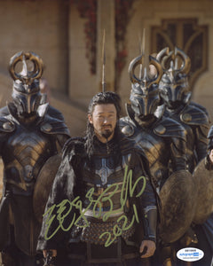 Tadanobu Asano Thor Signed Autograph 8x10 Photo ACOA