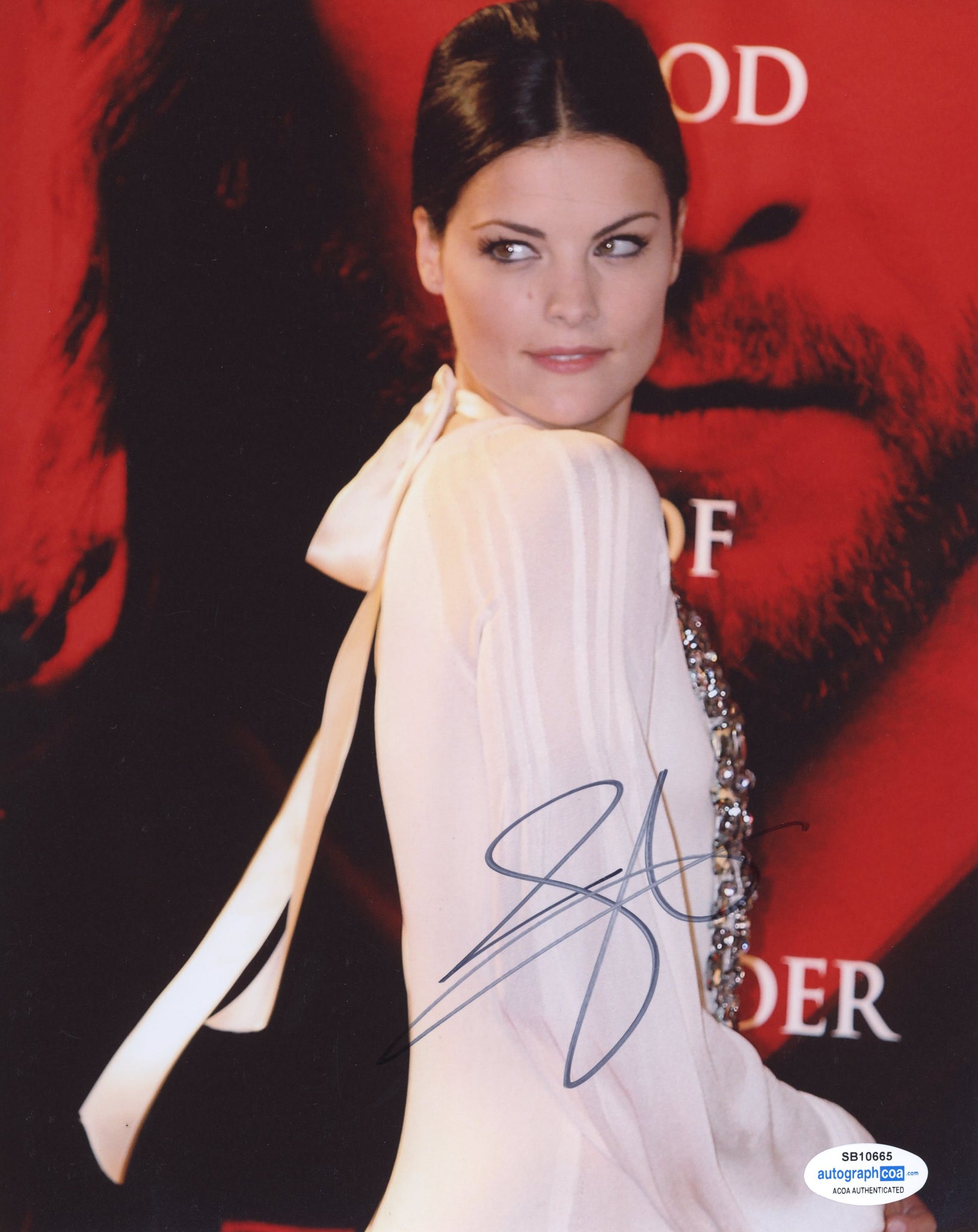 Jaimie Alexander Thor Signed Autograph 8x10 Photo ACOA