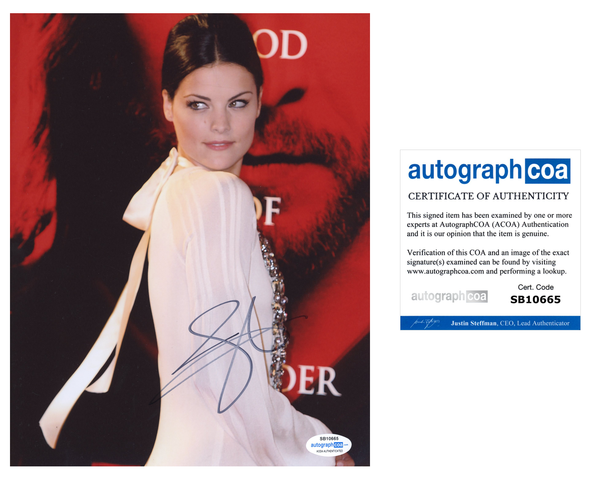 Jaimie Alexander Thor Signed Autograph 8x10 Photo ACOA