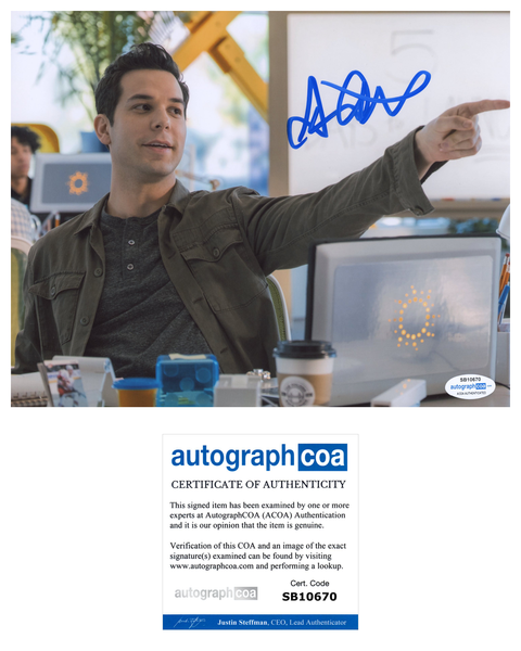 Skylar Astin Zoey's Extraordinary Playlist Signed Autograph 8x10 Photo ACOA