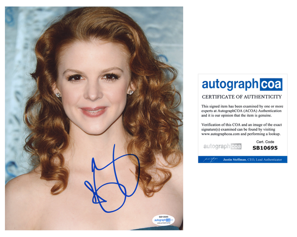 Ashley Bell Sexy Signed Autograph 8x10 Photo ACOA