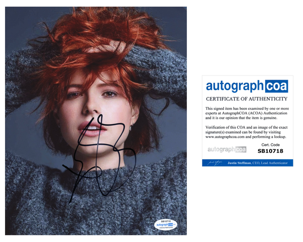 Jessie Buckley Sexy Signed Autograph 8x10 Photo ACOA