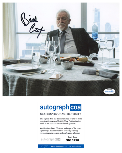 Brian Cox Succession Signed Autograph 8x10 Photo ACOA