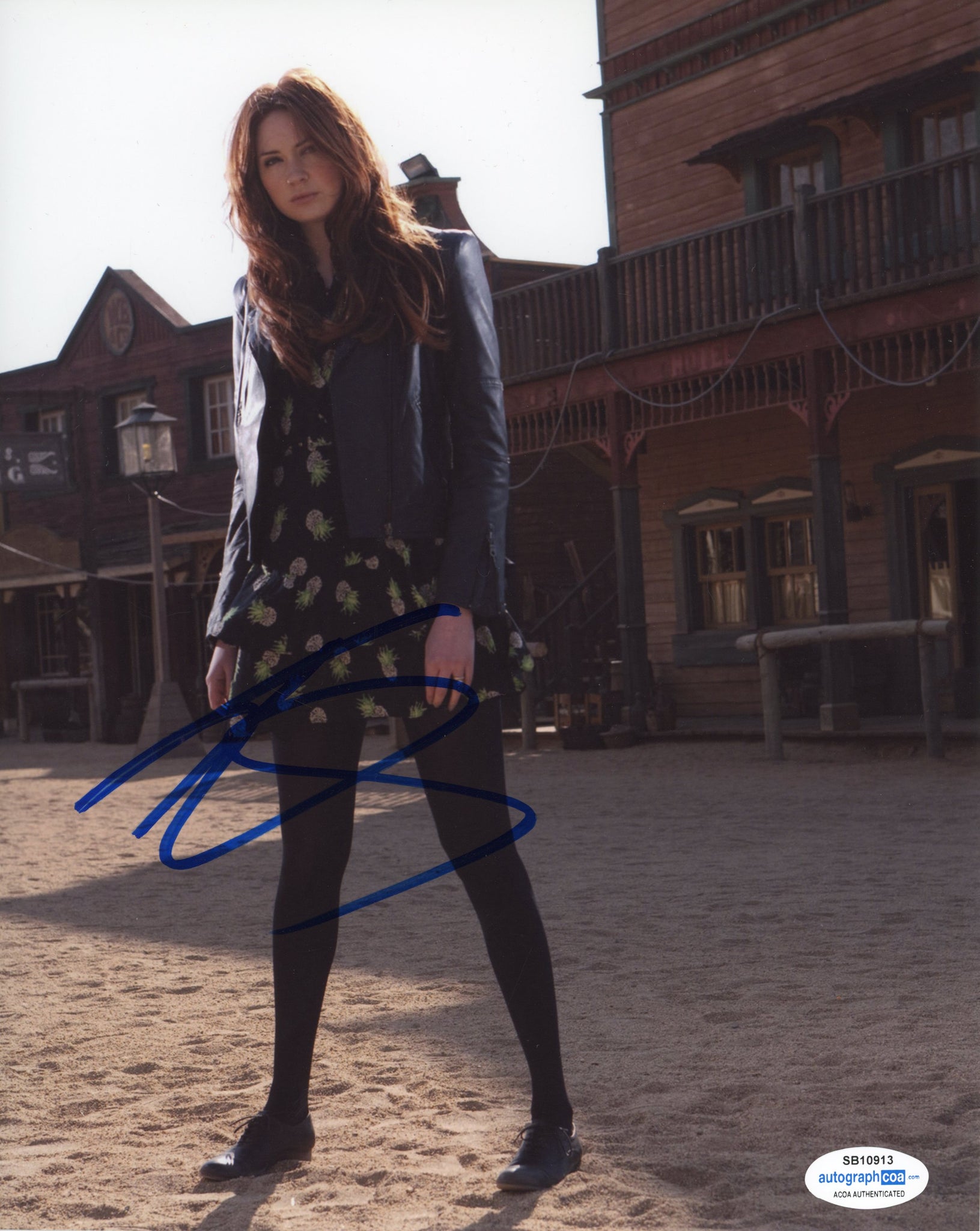 Karen Gillan Doctor Who Signed Autograph 8x10 Photo ACOA