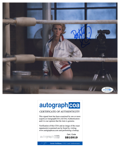 Betty Gilpin Glow Signed Autograph 8x10 Photo ACOA