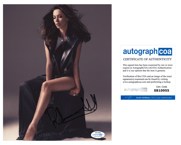 Rebecca Hall Sexy Signed Autograph 8x10 Photo ACOA