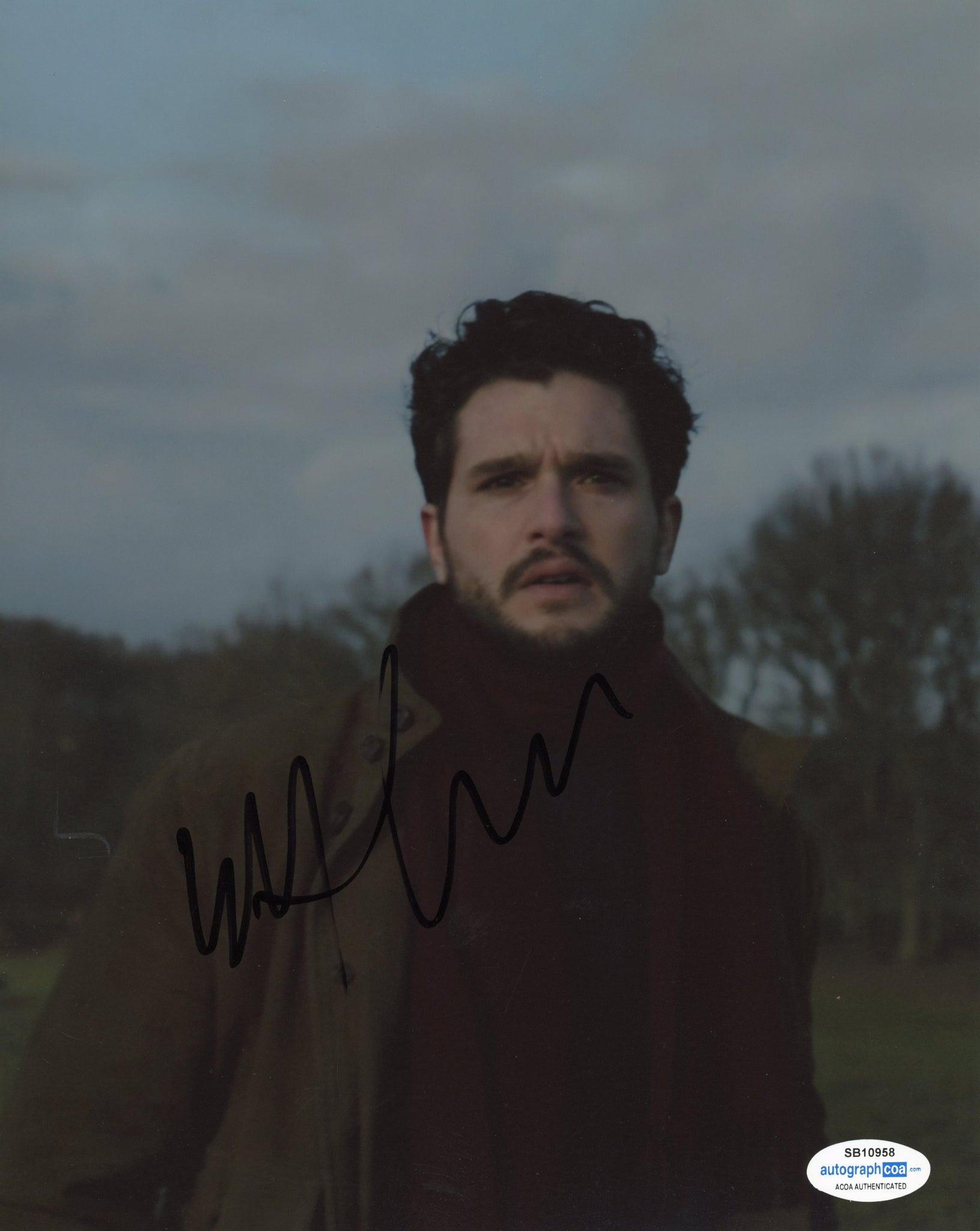 Kit Harington Eternals Black Knight Signed Autograph 8x10 Photo ACOA