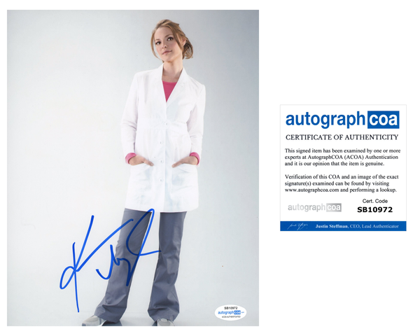 Katherine Heigl Grey's Anatomy Signed Autograph 8x10 Photo ACOA
