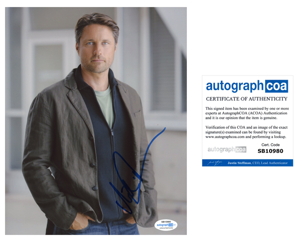 Martin Henderson Grey's Anatomy Signed Autograph 8x10 Photo ACOA