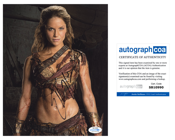 Ellen Hollman Spartacus Signed Autograph 8x10 Photo ACOA